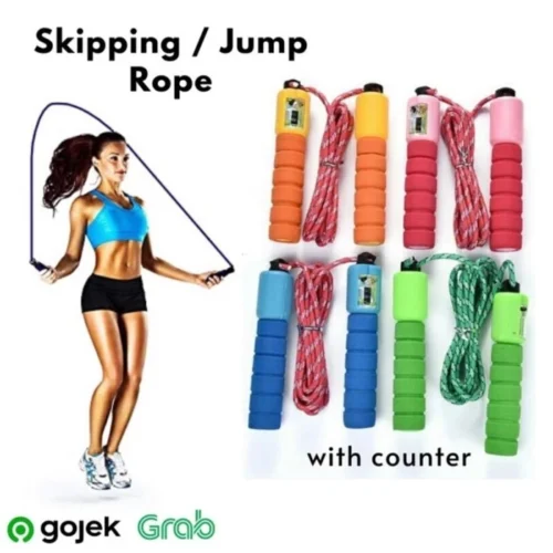Skipping Counter Alat Olahraga Lompat Tali dengan Penghitung Jump Rope