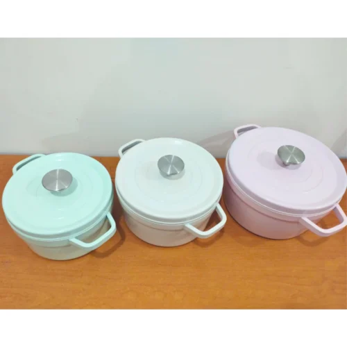 Panci Enamel 20cm M-889 Sauce Pot Iron Pastel Masak Rebus Anti Lengket