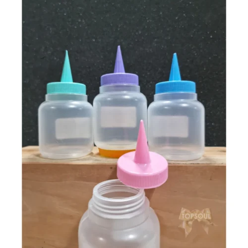 Botol Saos GoGo 150ml Tutup Lancip Tempat Sambal Mayonaise Kecap GG002