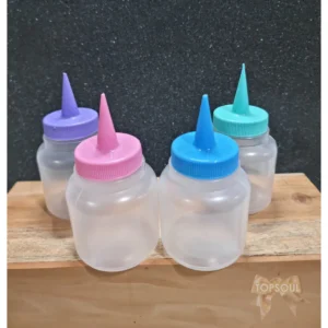 Botol Saos GoGo 150ml Tutup Lancip Tempat Sambal Mayonaise Kecap GG002
