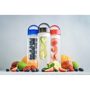 Botol Minum Tritan Water Bottle Fruit Infuser BPA Free Sehat Alami 600ml